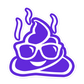 Logo Cutout Sticker (Purple)