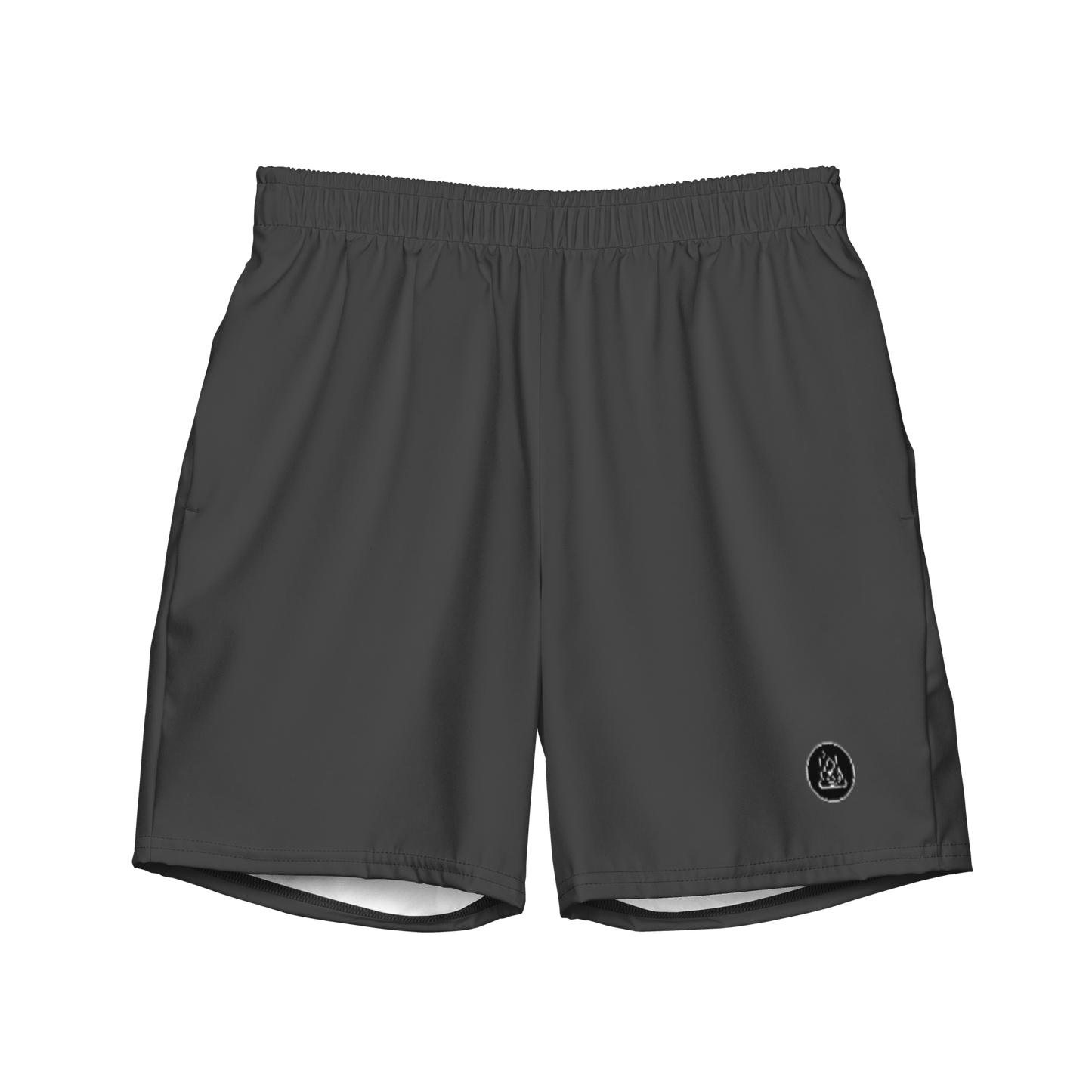 Logo Swim Trunks - Charcoal