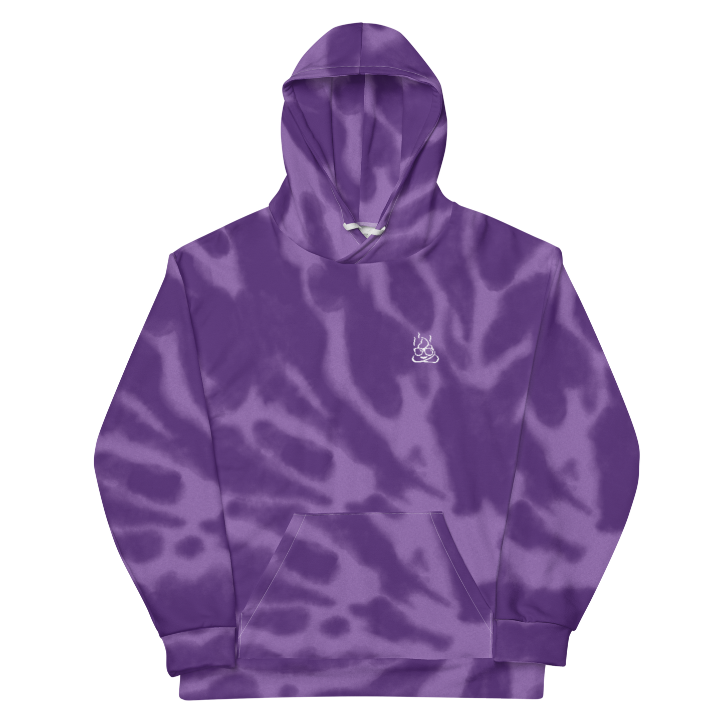 Purple Tie-Dye Premium Hoodie (Unisex)