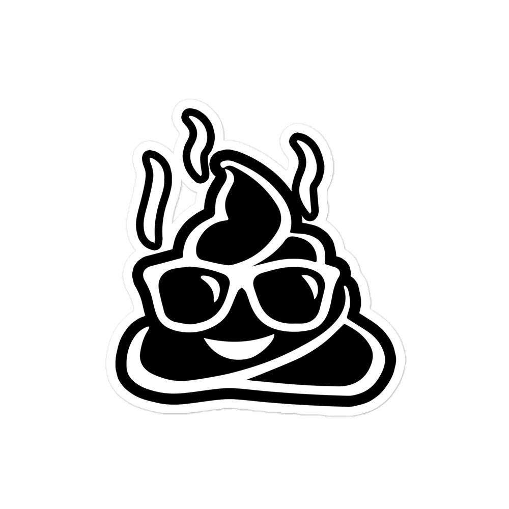 Logo Cutout Sticker – Poopies Store