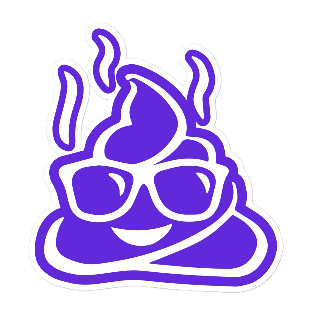 Logo Cutout Sticker (Purple)